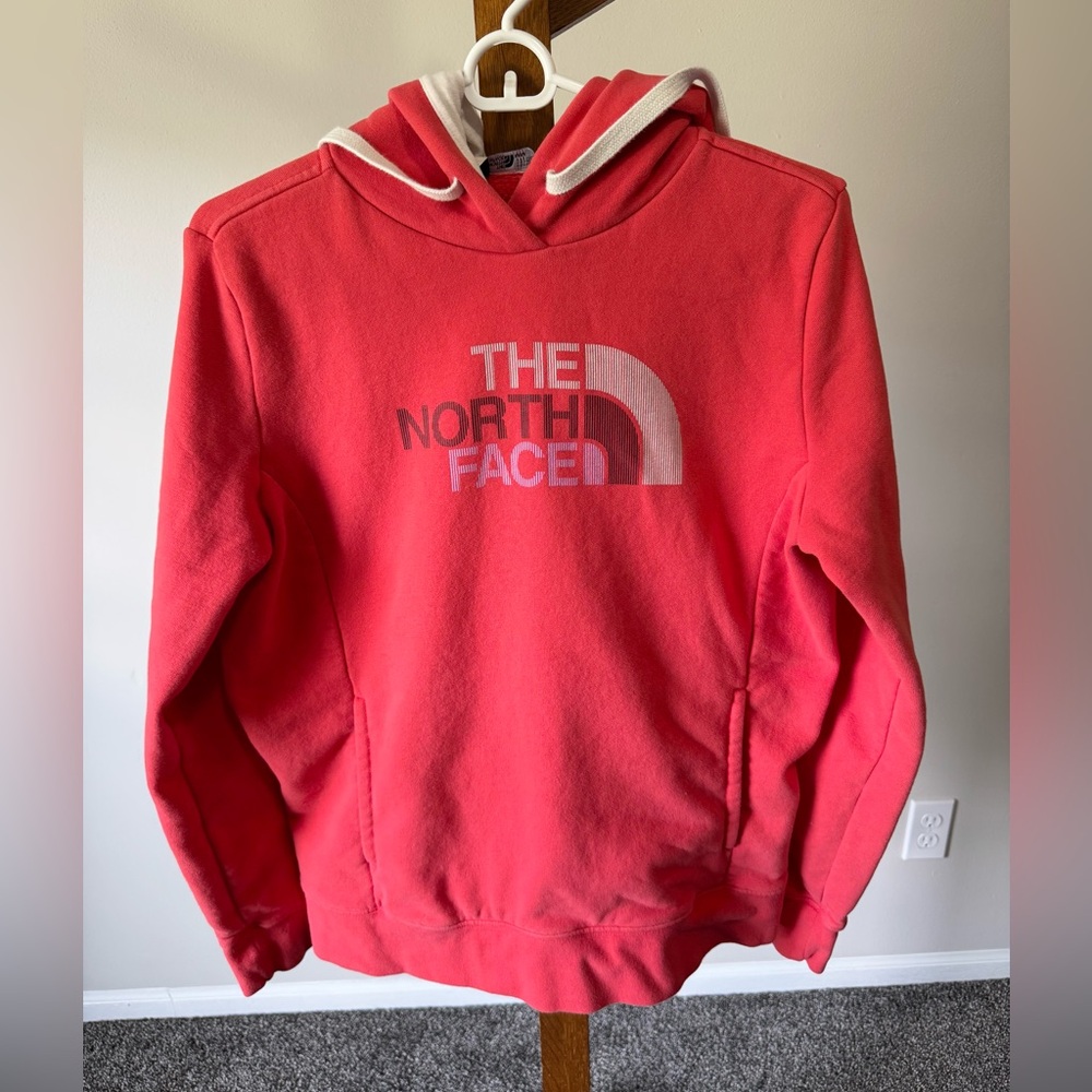 The North Face Women’s Half Dome Coral Hoodie Sweatshirt Size Medium